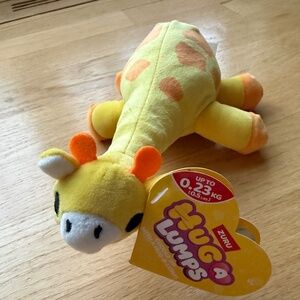 HUG- A- LUMPS GIGI THE GiRAFFE WEIGHTED PLUSH 7-8 INCHES LONG WEIGHS .5 Lbs